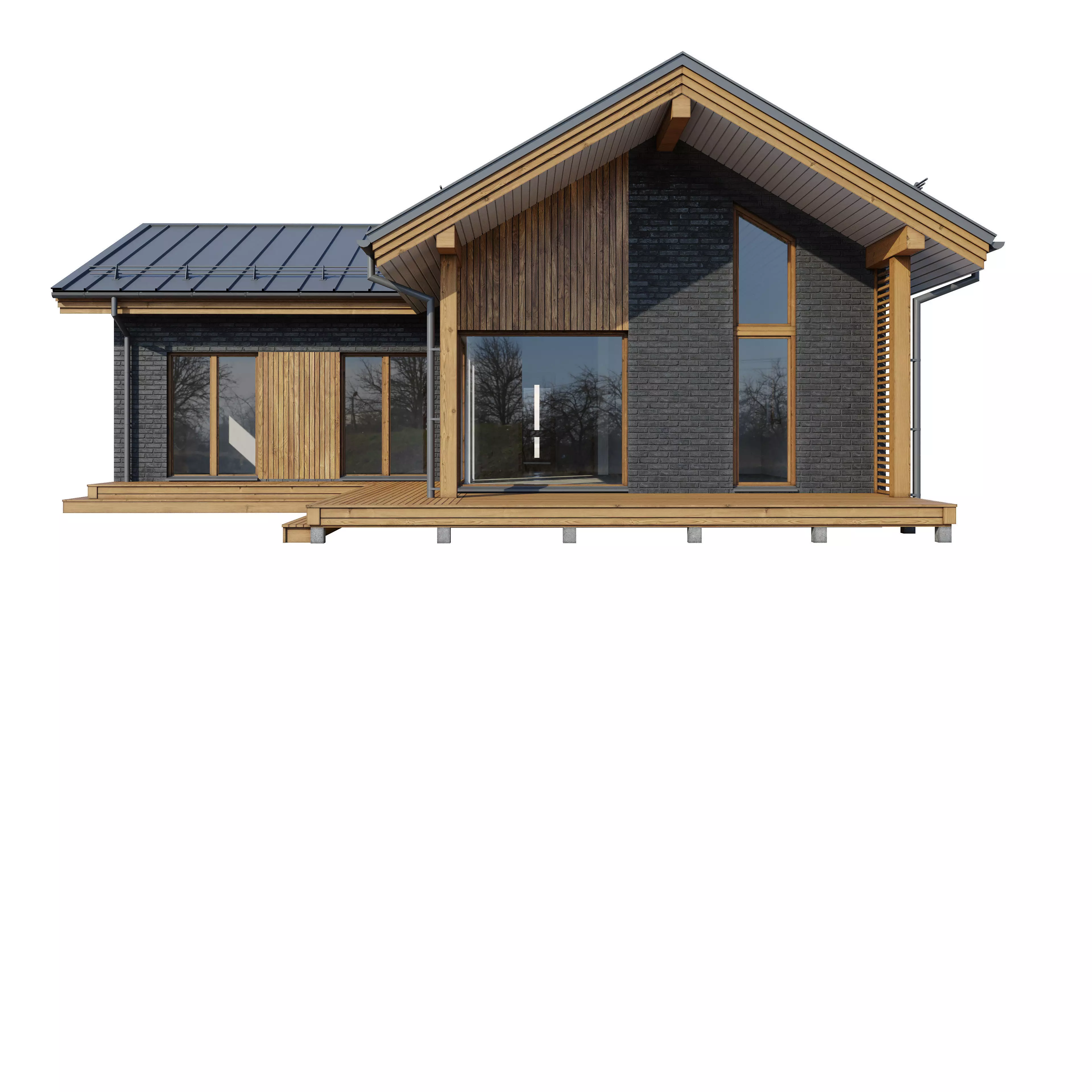 Alpine house Ansi 3D model_14