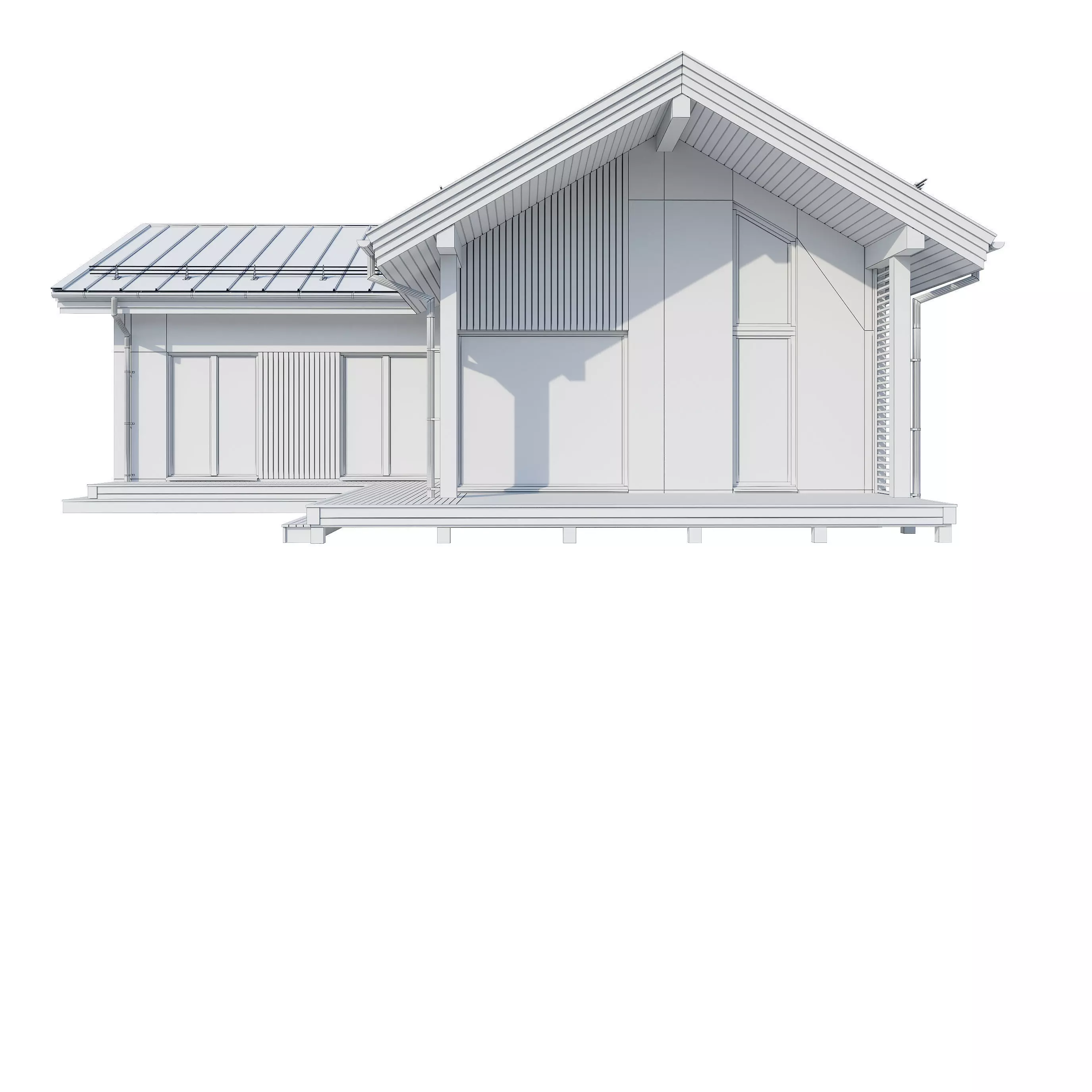 Alpine house Ansi 3D model_24