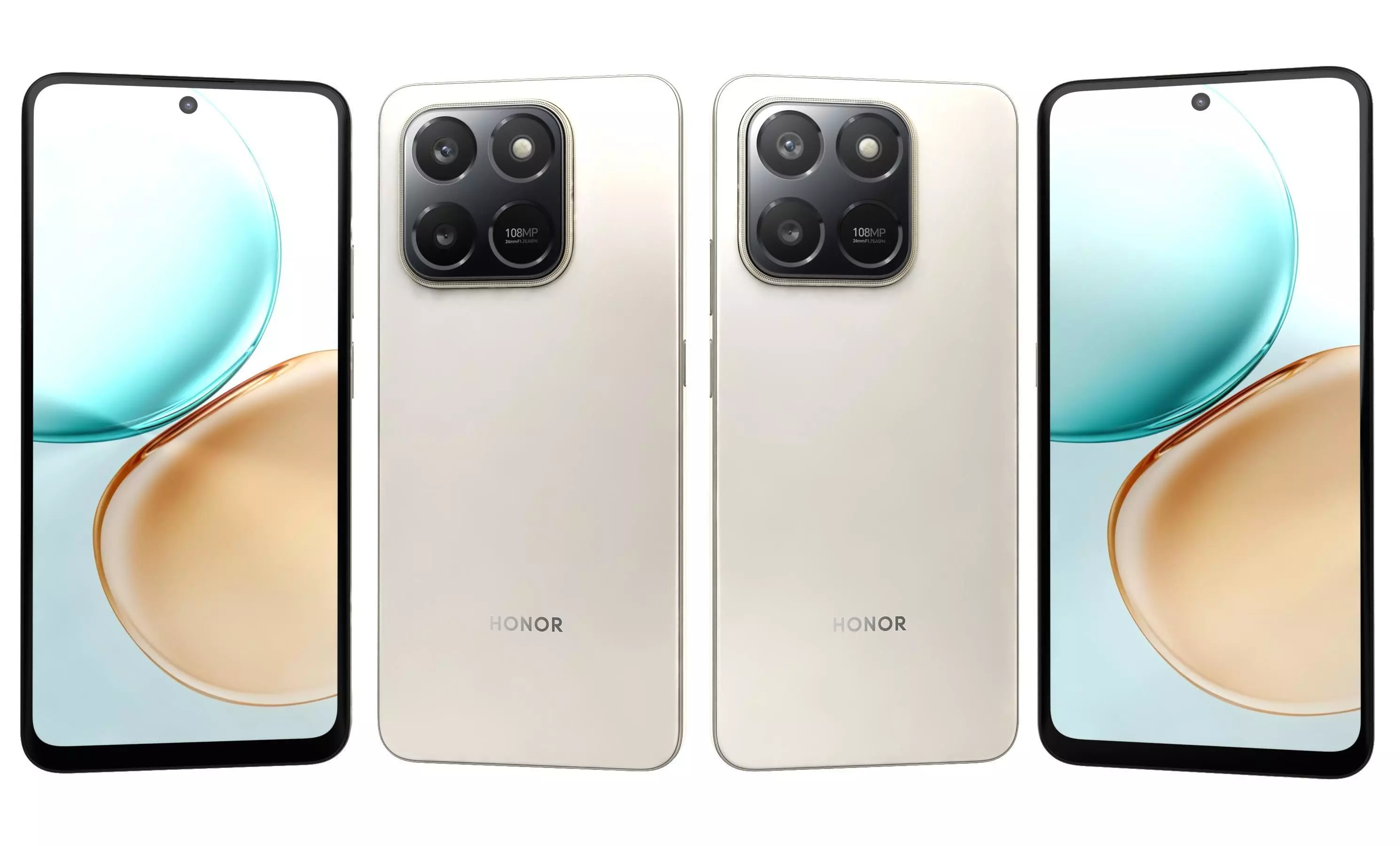 Honor 400 Smart 4G Black And Gold 3D model_22