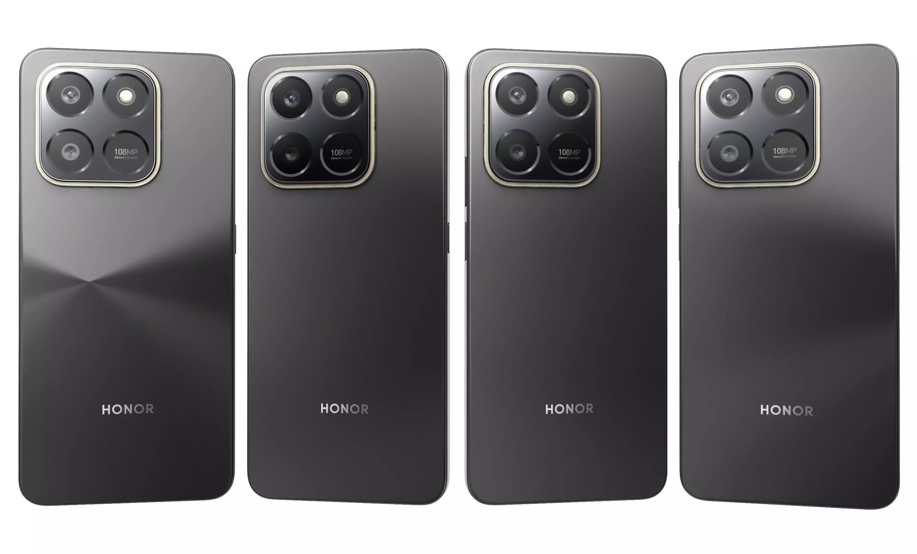 Honor 400 Smart 4G Black And Gold 3D model_18