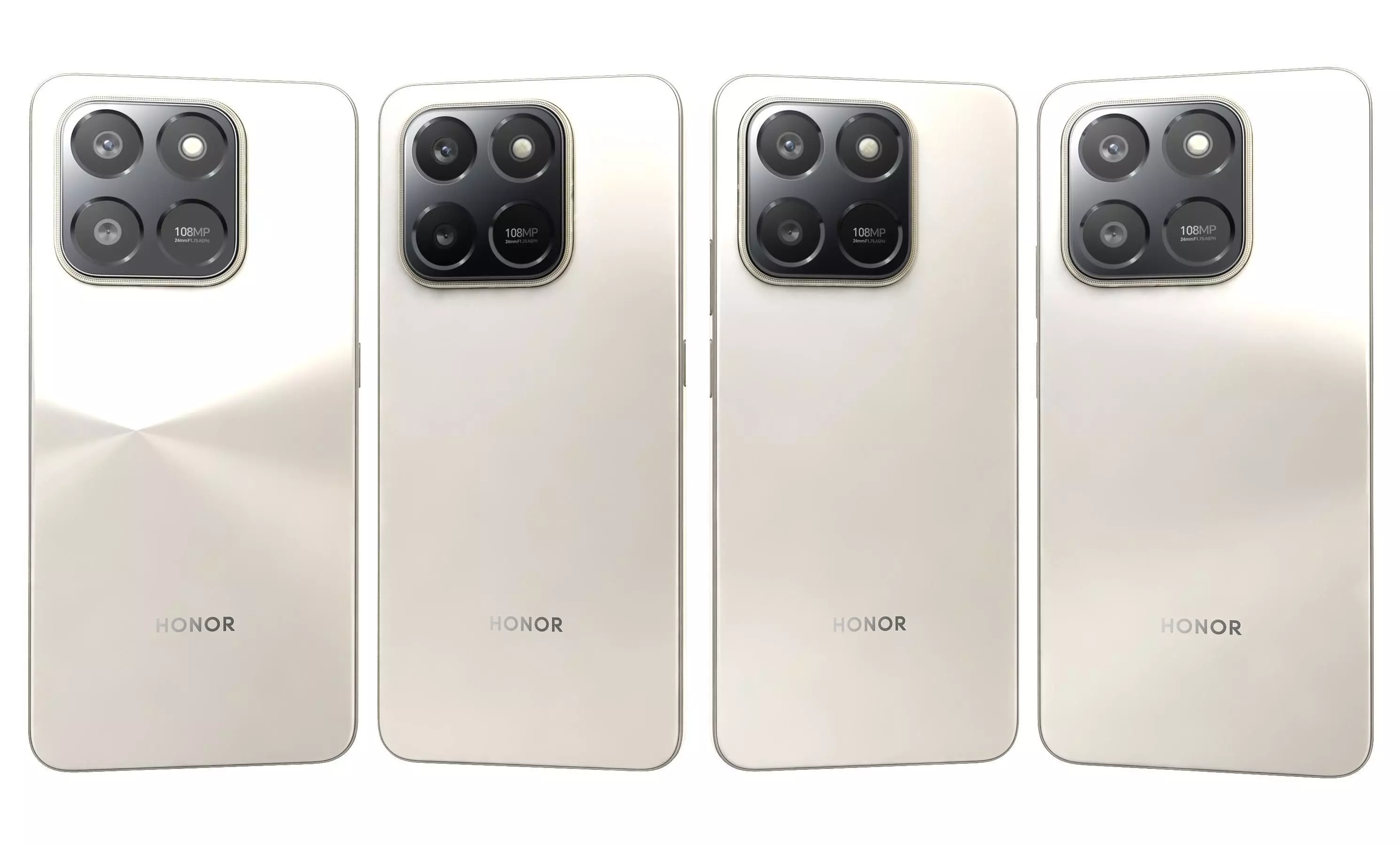 Honor 400 Smart 4G Black And Gold 3D model_23