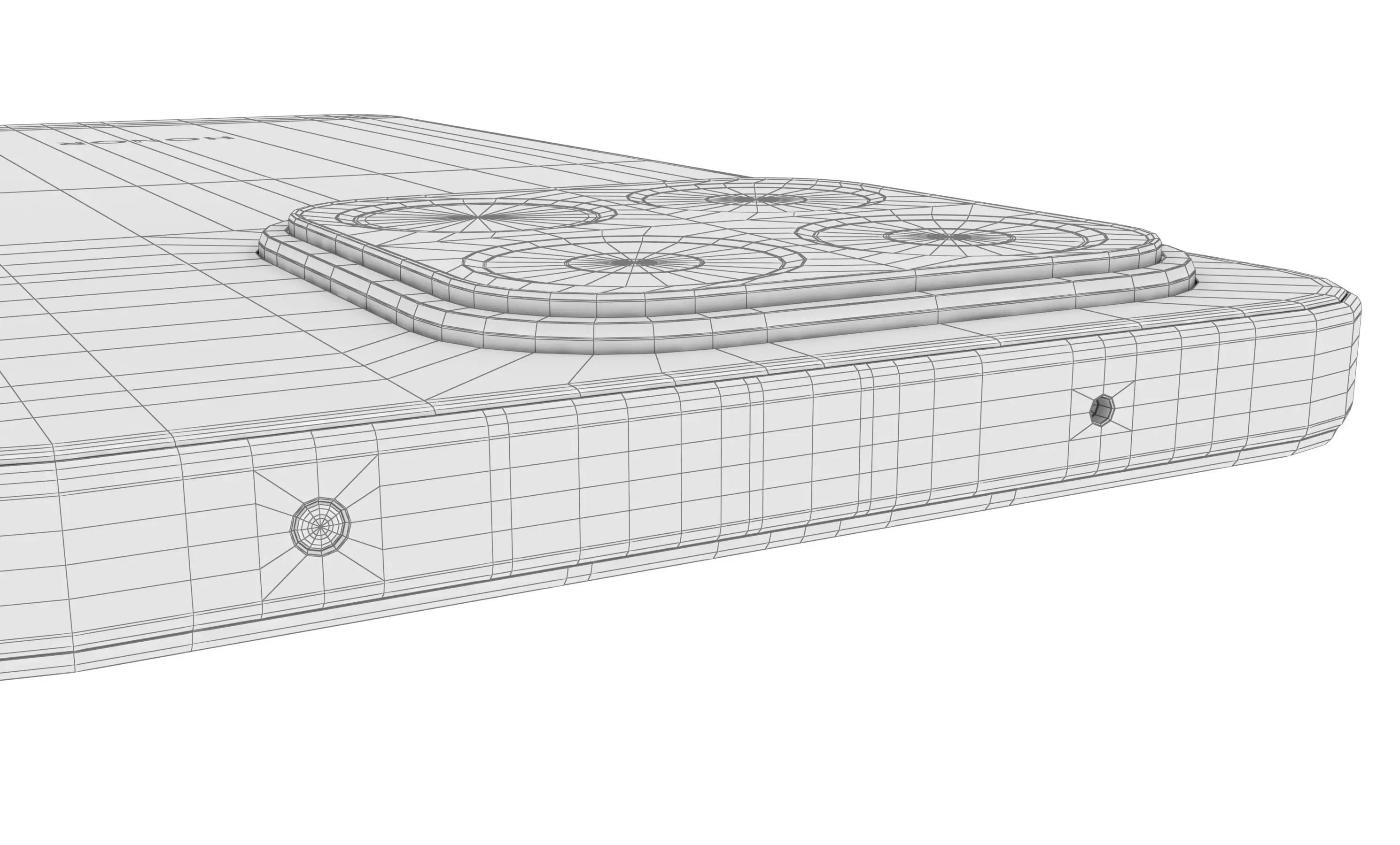 Honor 400 Smart 4G Black And Gold 3D model_14