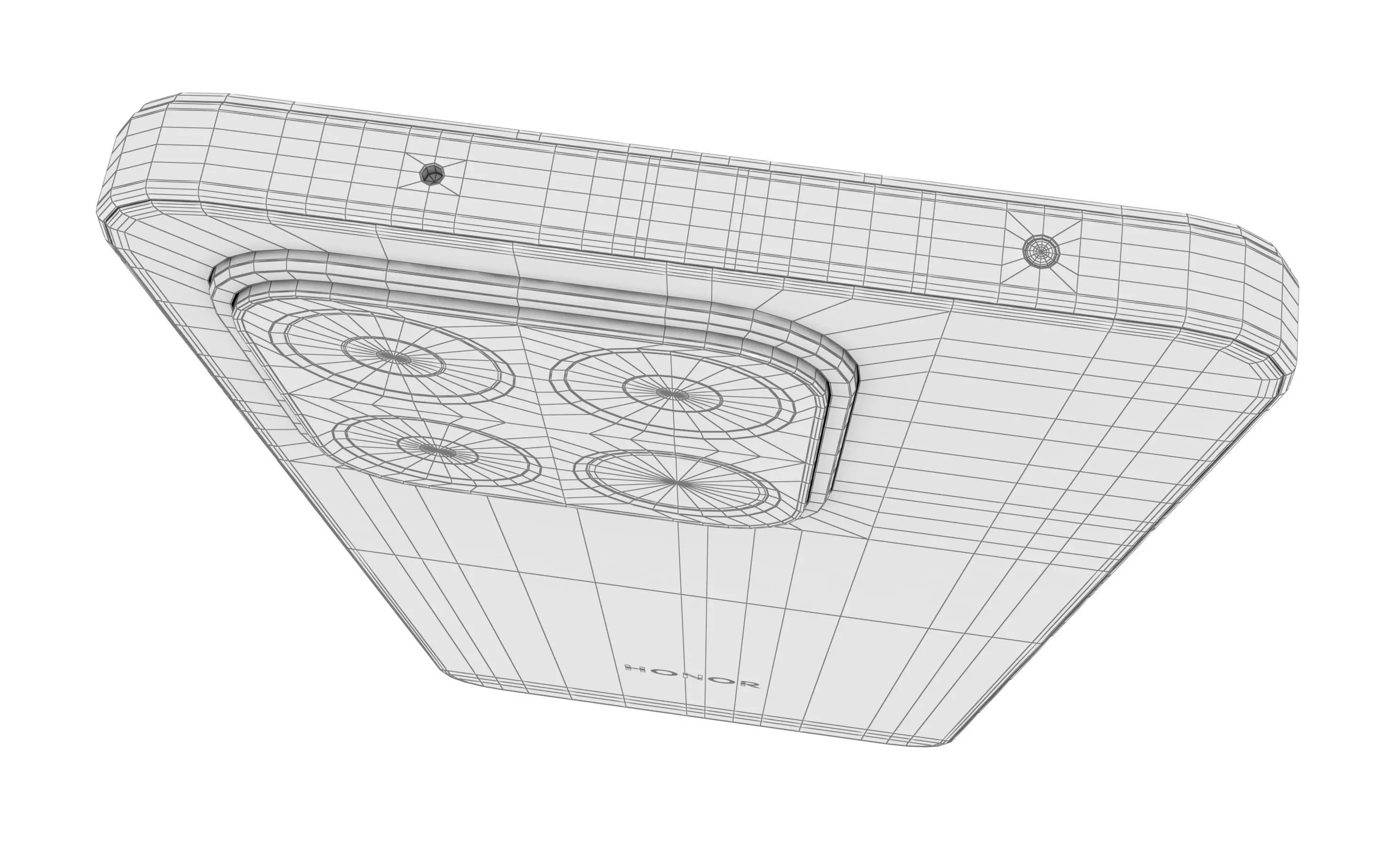 Honor 400 Smart 4G Black And Gold 3D model_8