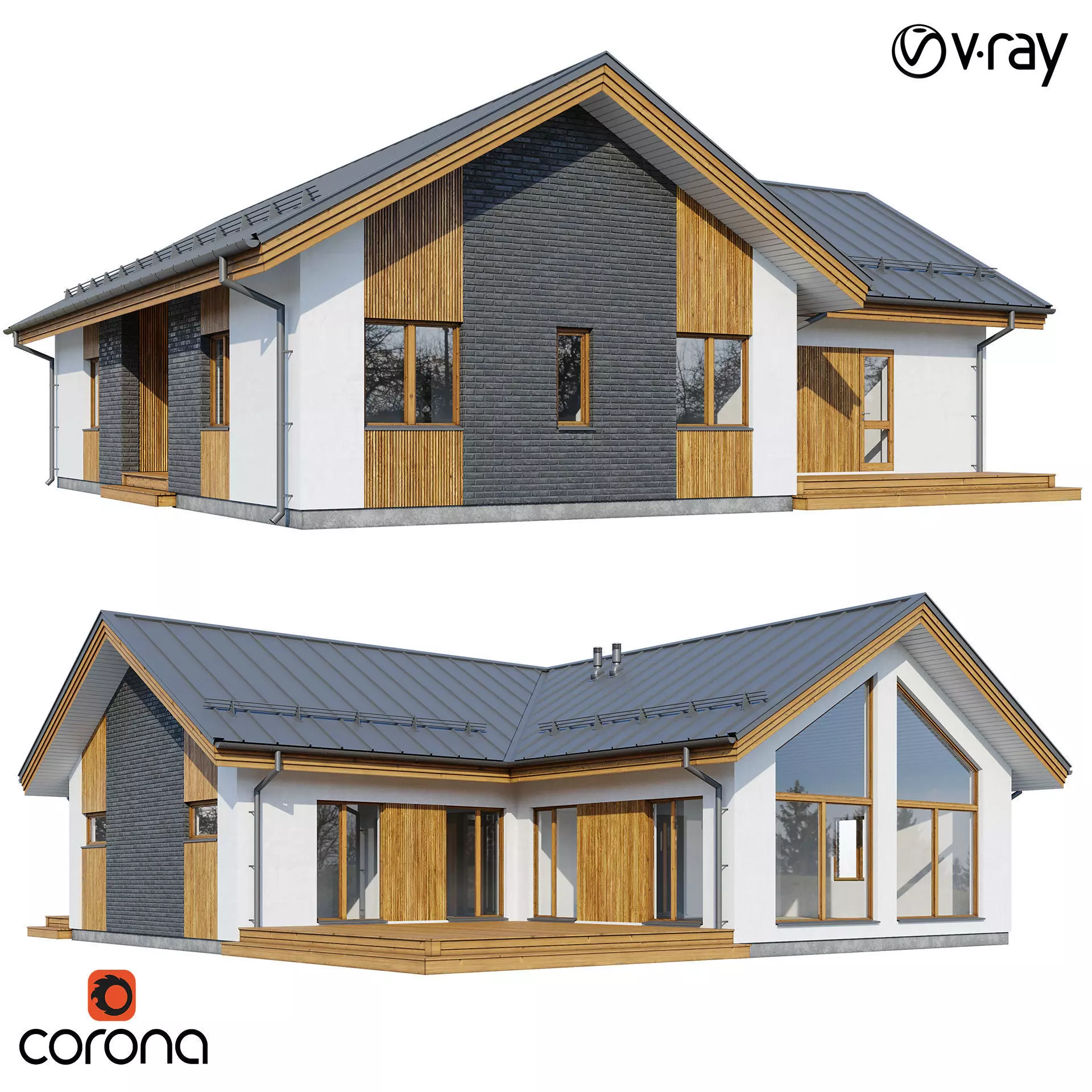 Alpine house Zank 3D model