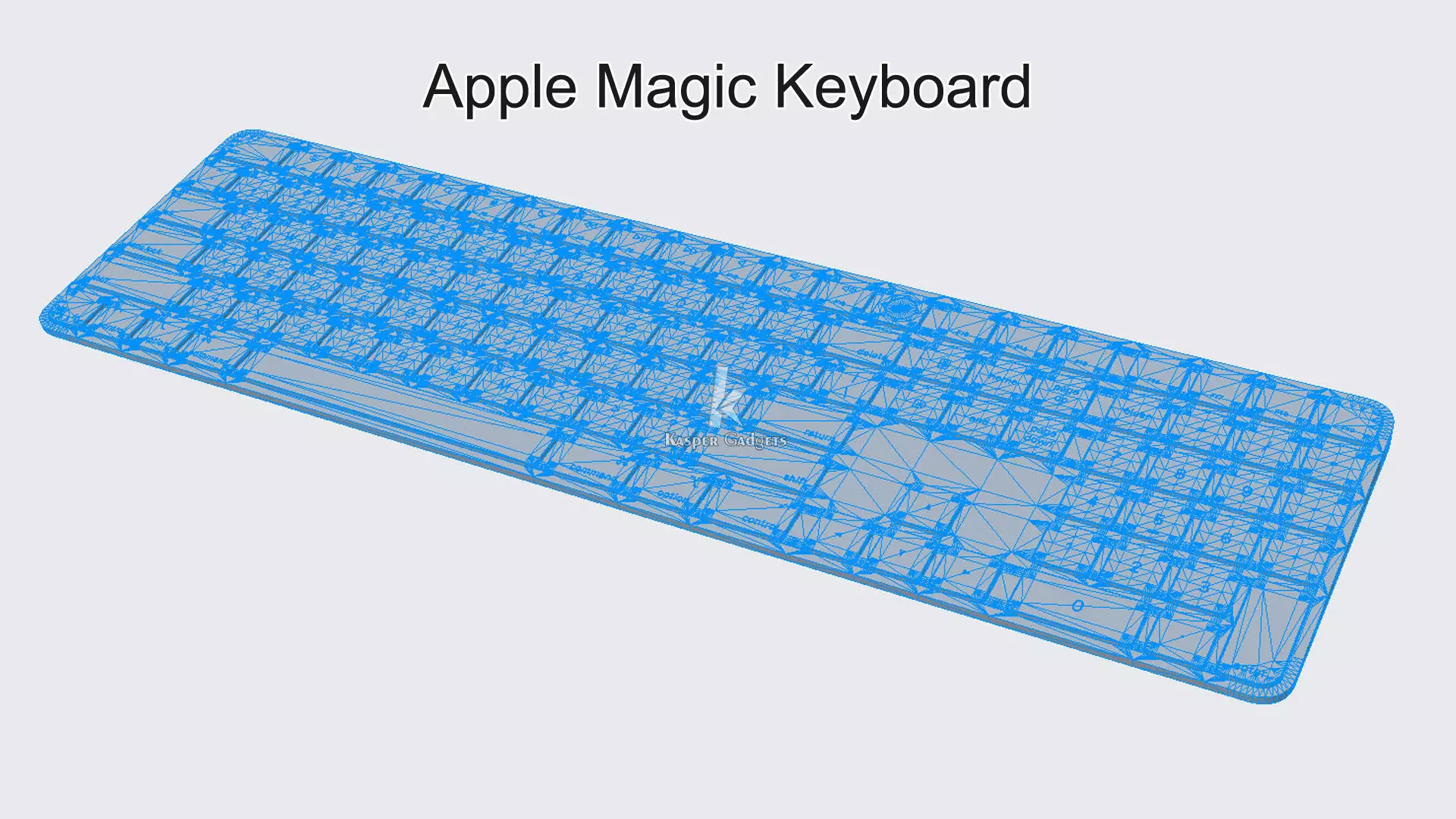 Apple Magic Keyboard with Touch ID and Numeric Keypad for Mac 3D print model_9