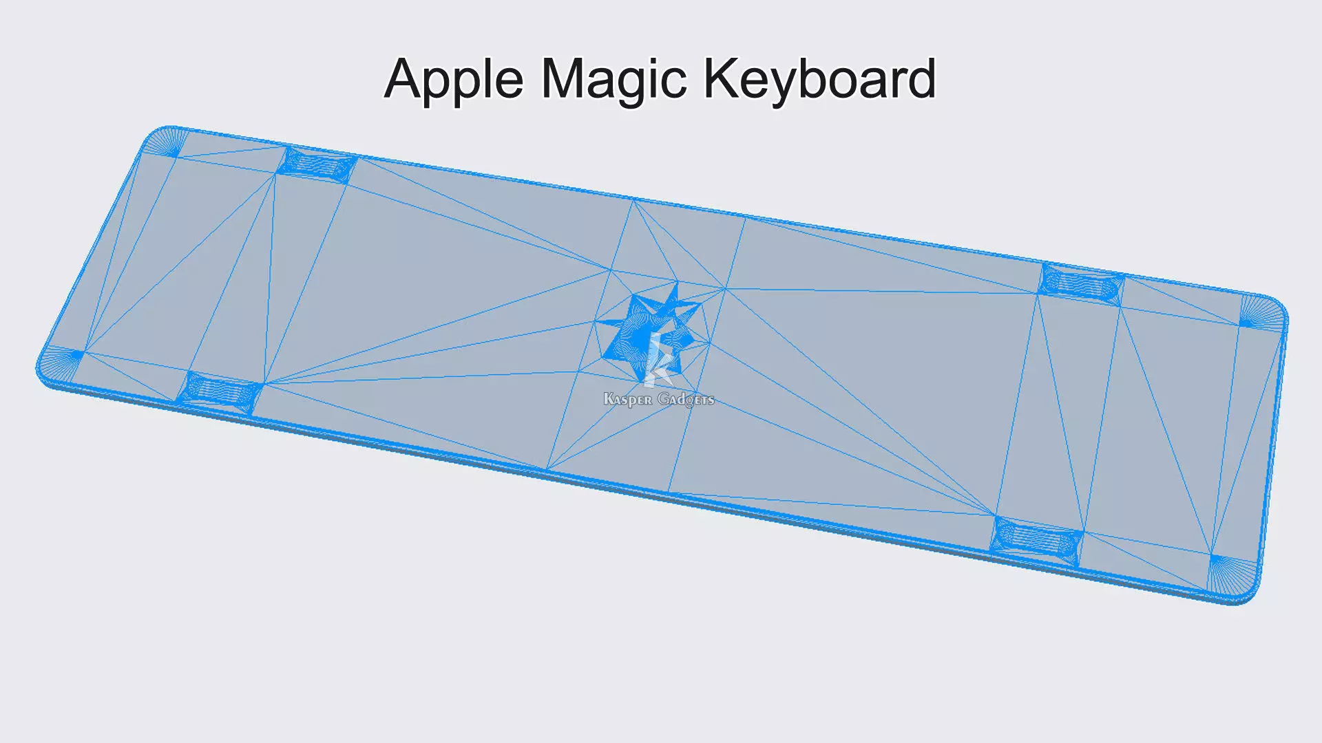 Apple Magic Keyboard with Touch ID and Numeric Keypad for Mac 3D print model_10