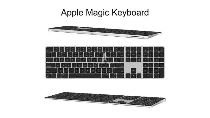 Apple Magic Keyboard with Touch ID and Numeric Keypad for Mac