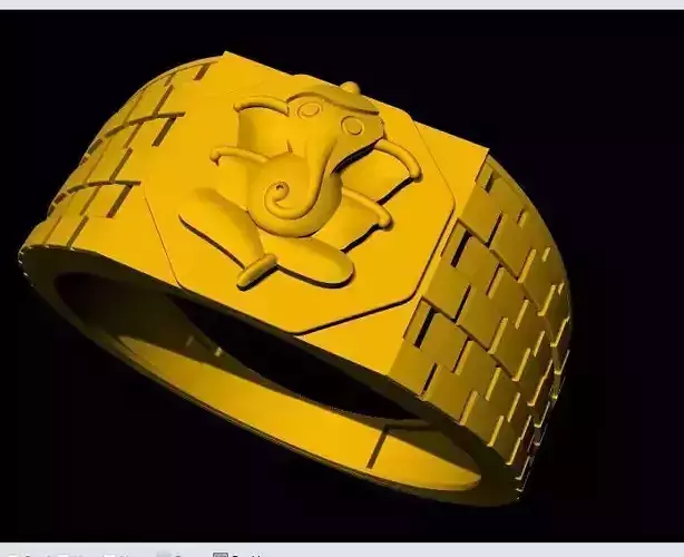 ganesh ring 3dm file