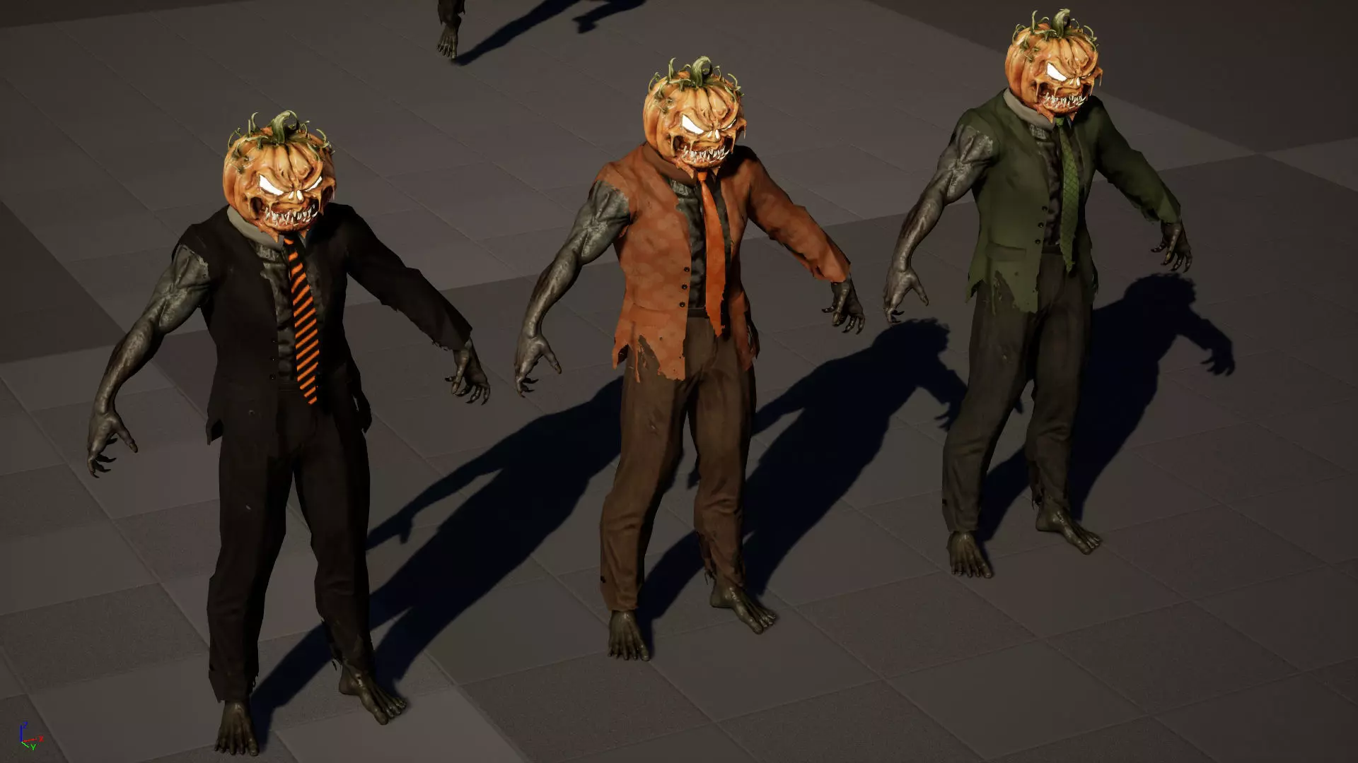 HallowMonster3 Low-poly 3D model_28