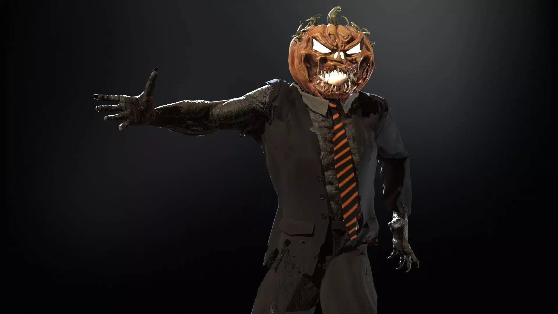 HallowMonster3 Low-poly 3D model_18