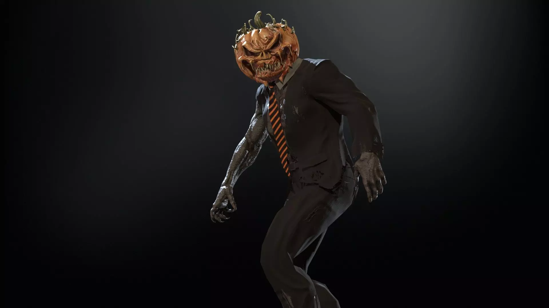 HallowMonster3 Low-poly 3D model_21