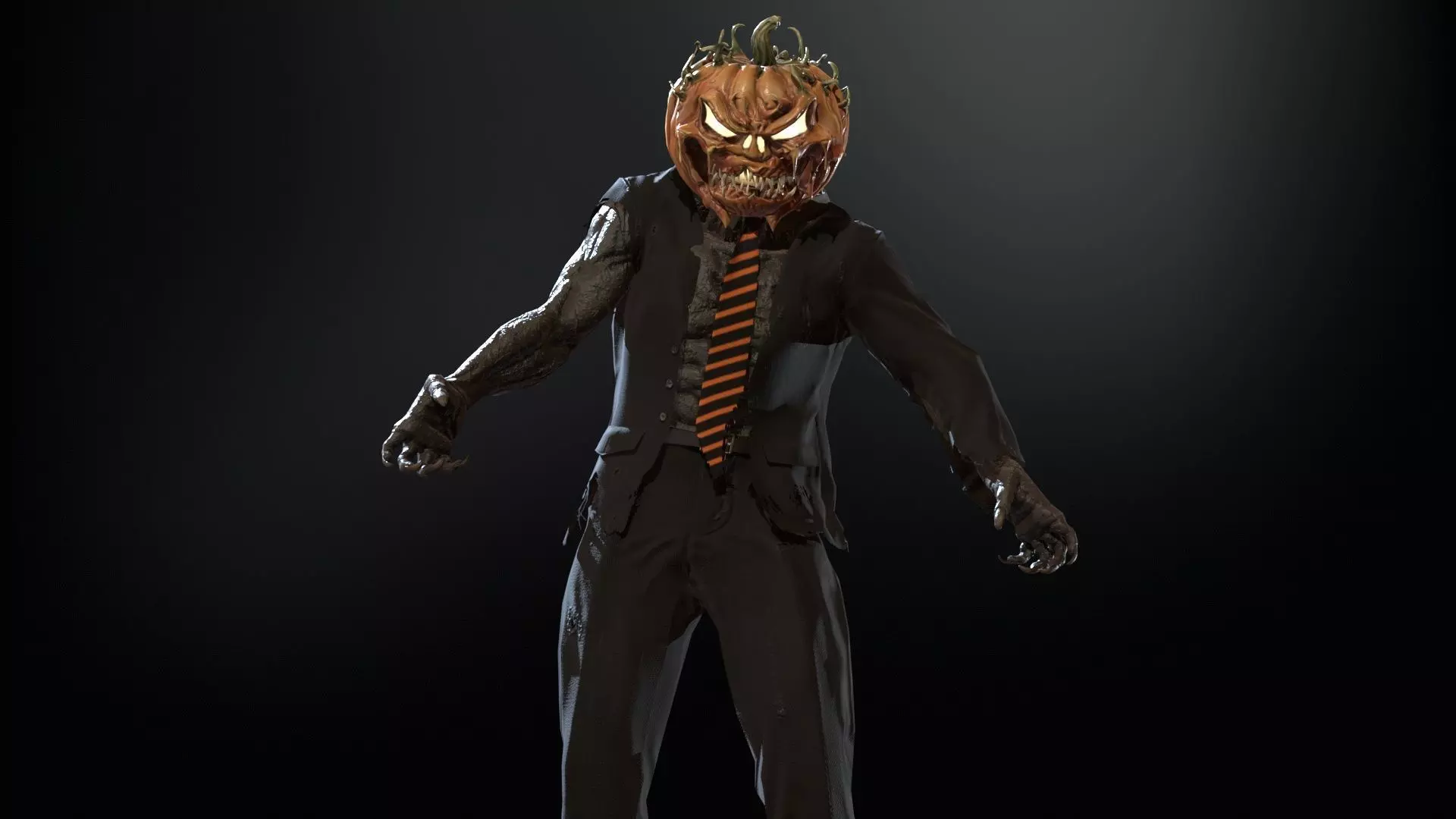 HallowMonster3 Low-poly 3D model_20