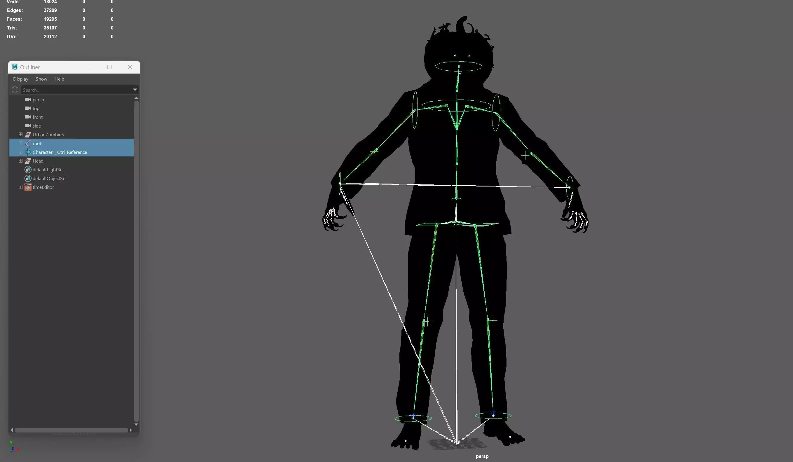 HallowMonster3 Low-poly 3D model_33