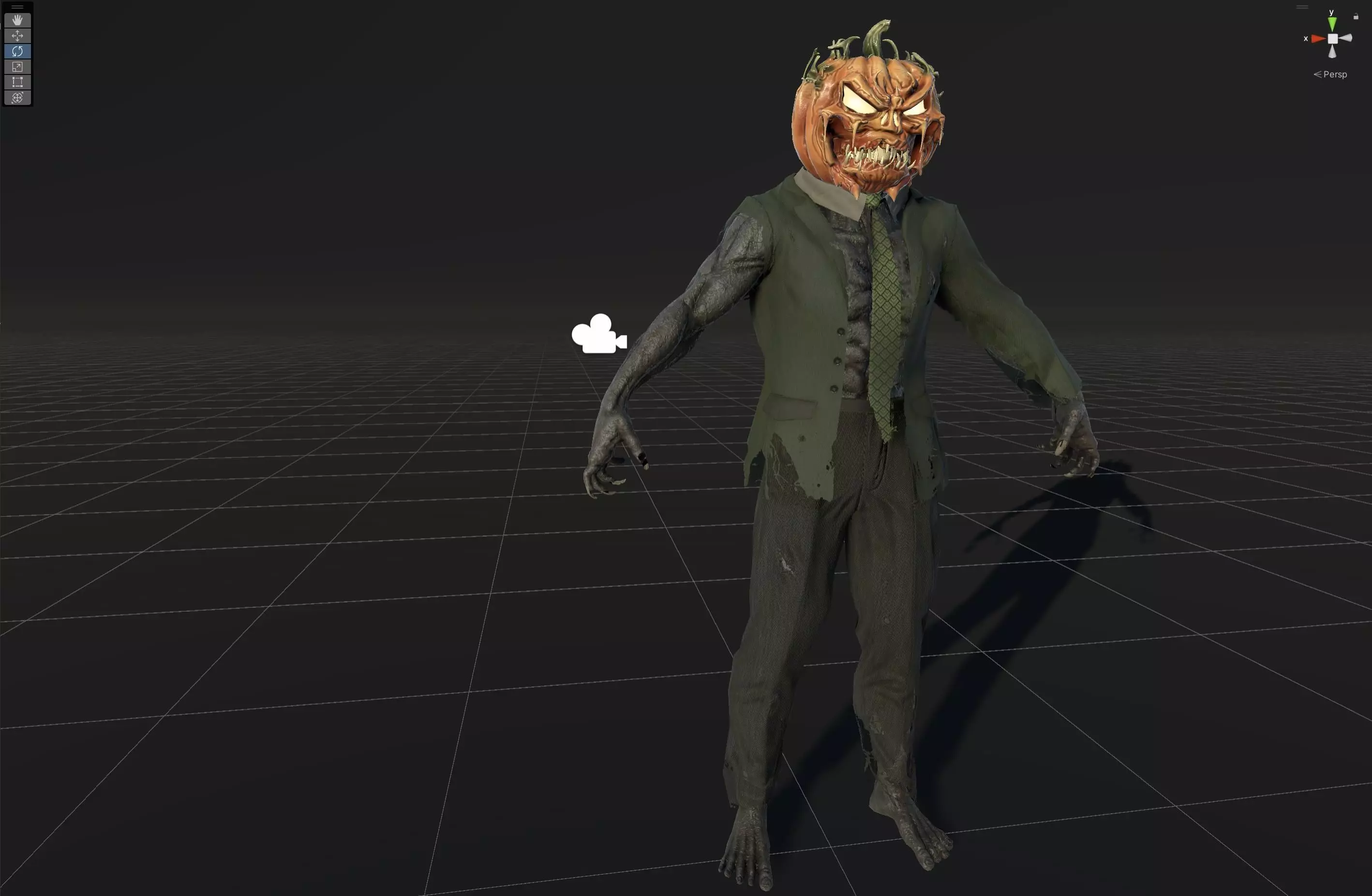 HallowMonster3 Low-poly 3D model_34