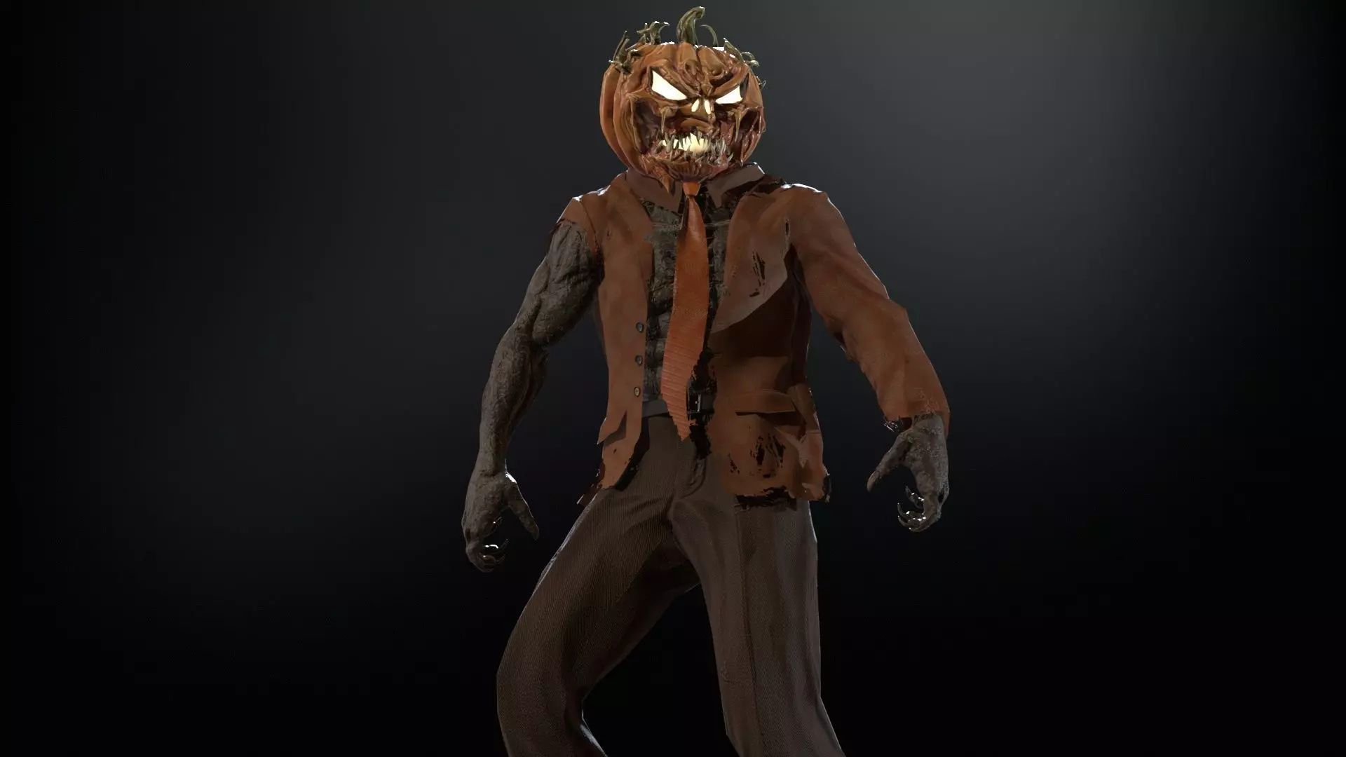 HallowMonster3 Low-poly 3D model_25