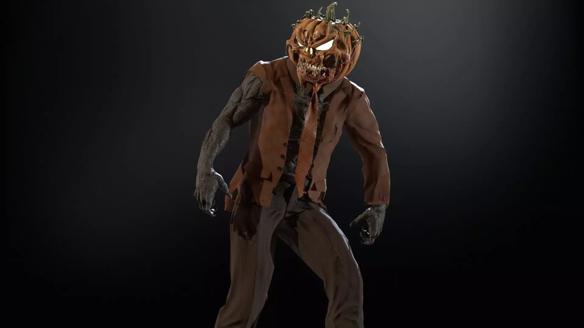 HallowMonster3 Low-poly 3D model_24