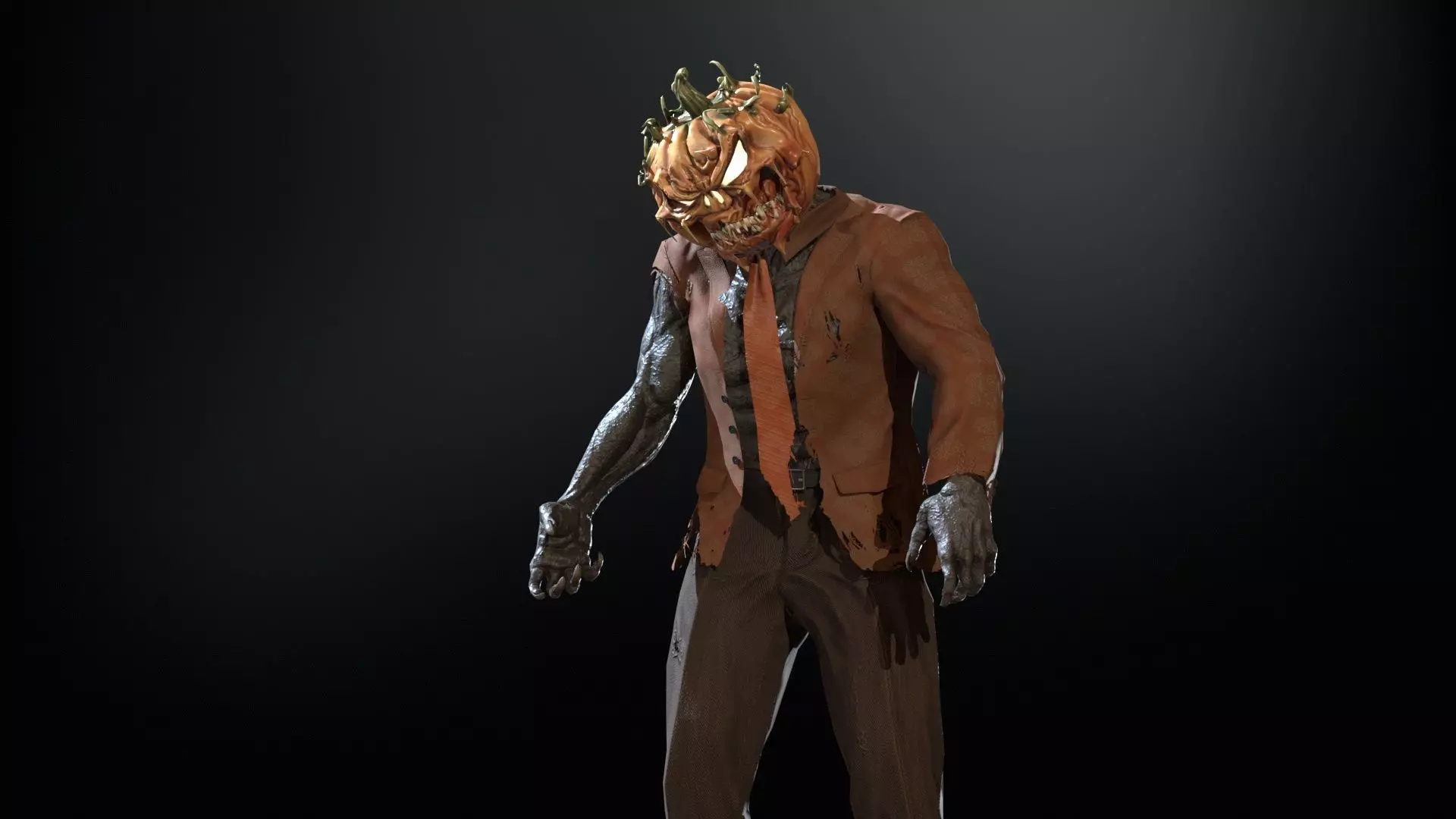 HallowMonster3 Low-poly 3D model_23