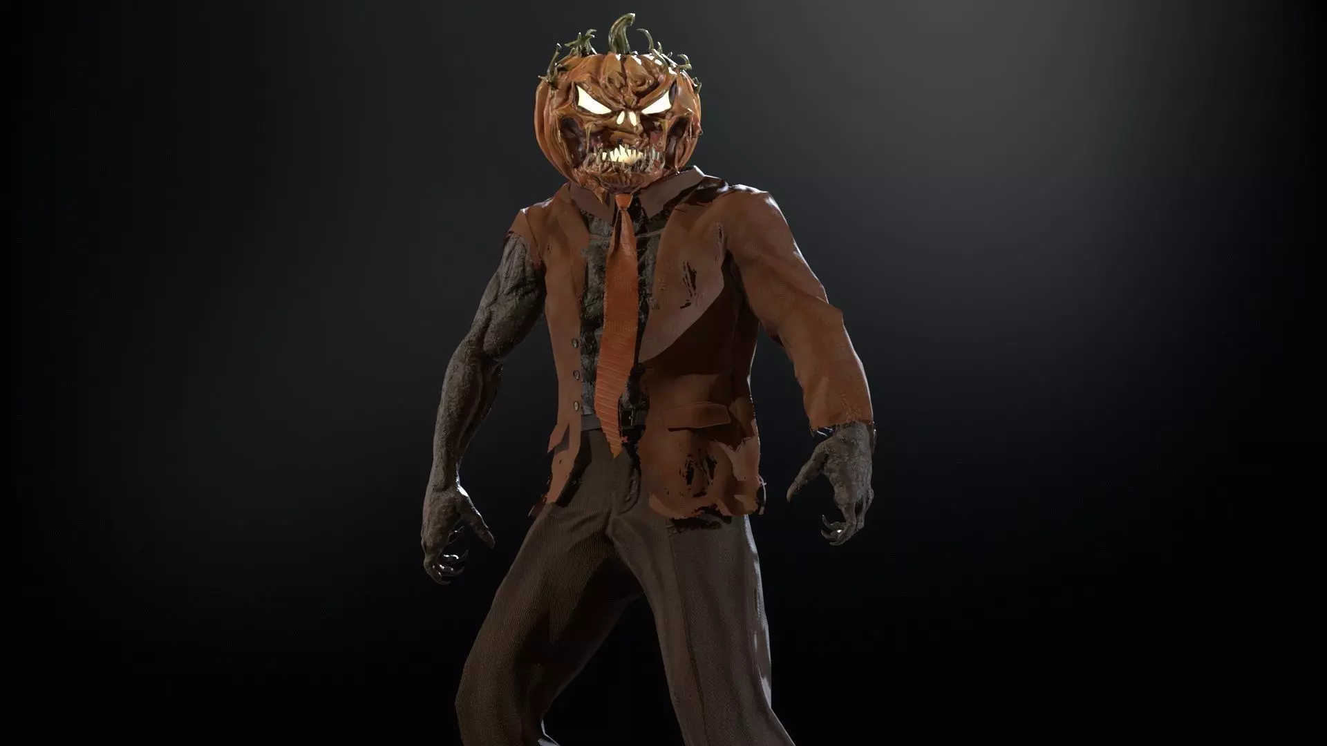 HallowMonster3 Low-poly 3D model_22