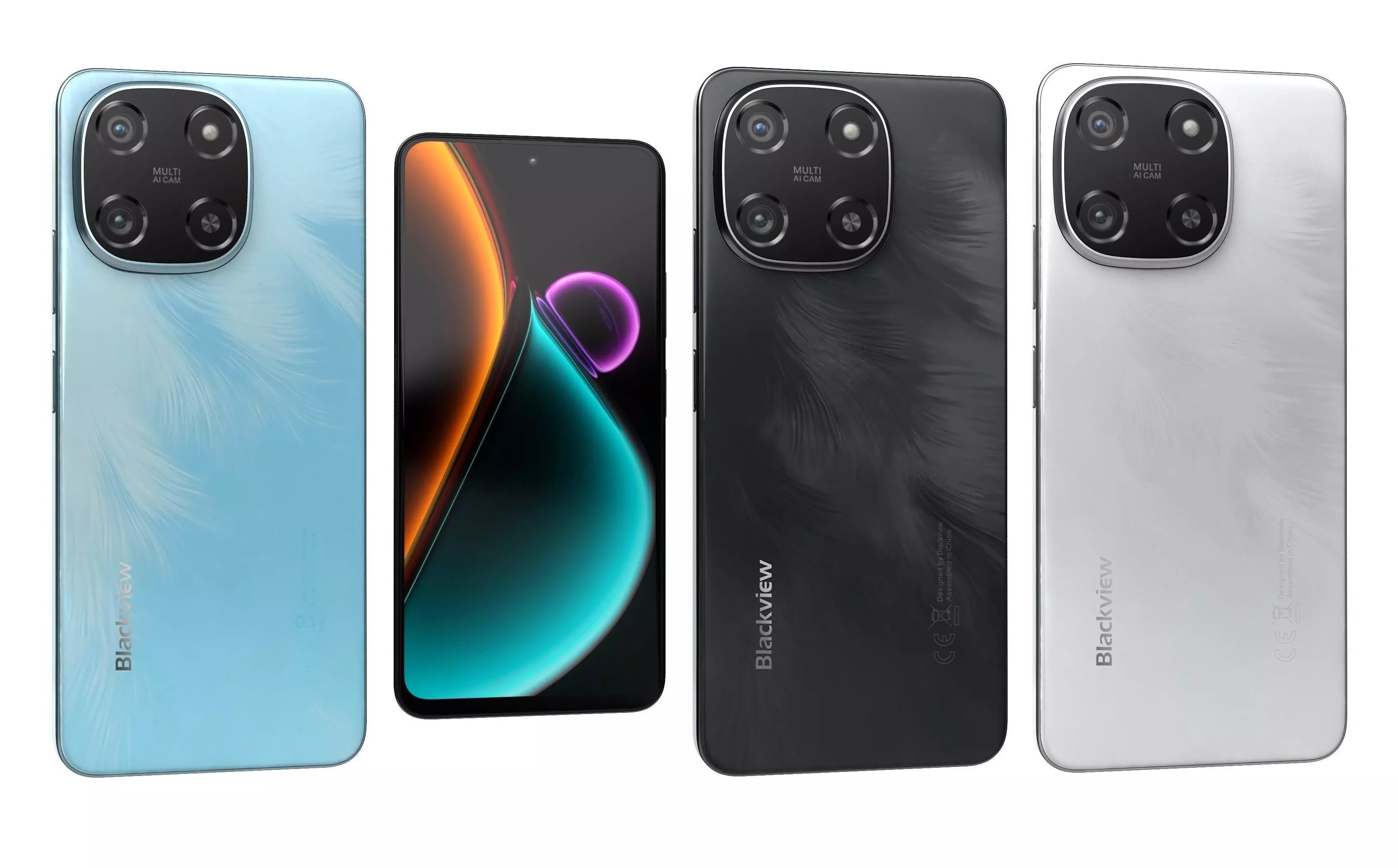 Blackview COLOR 6 All Colors 3D model_0