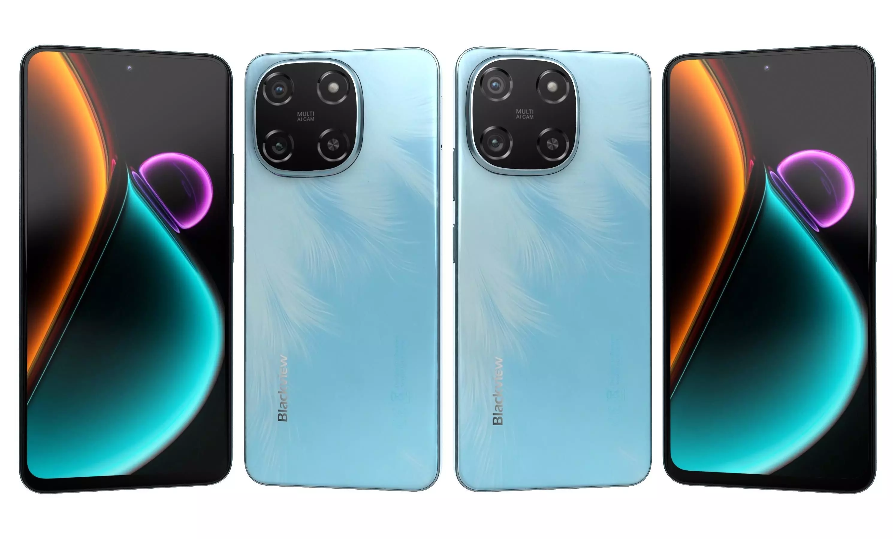 Blackview COLOR 6 All Colors 3D model_1