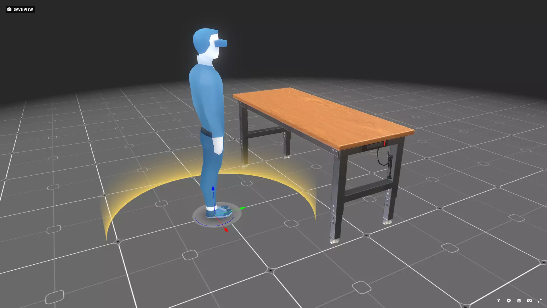 Workshop Table 3D Model - Game-Ready Low-poly 3D model_14