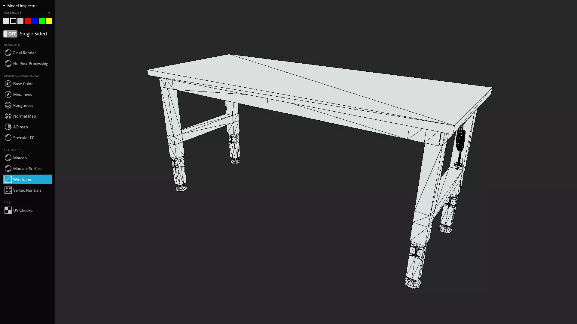 Workshop Table 3D Model - Game-Ready Low-poly 3D model_12