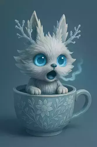 Labubu Frostbite Bloom  fant ART 8