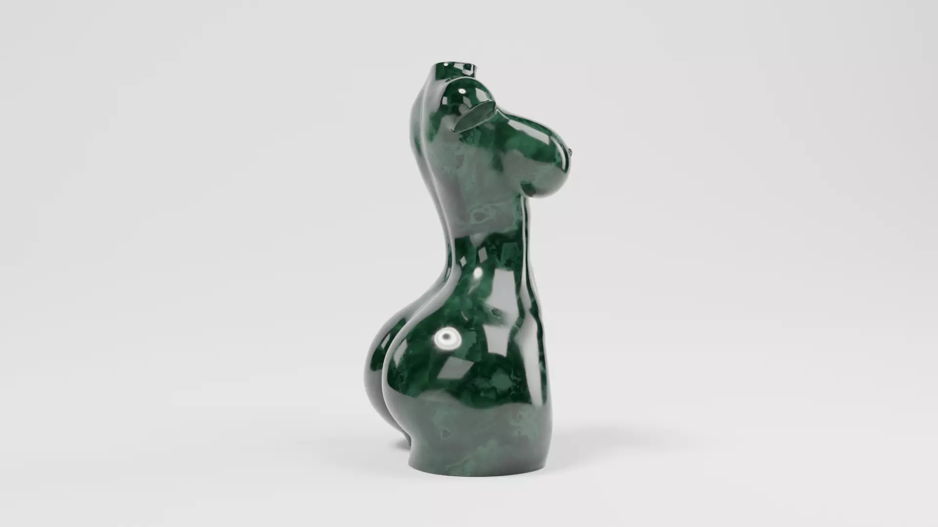 Feminine Body Vase 2 3D print model_2