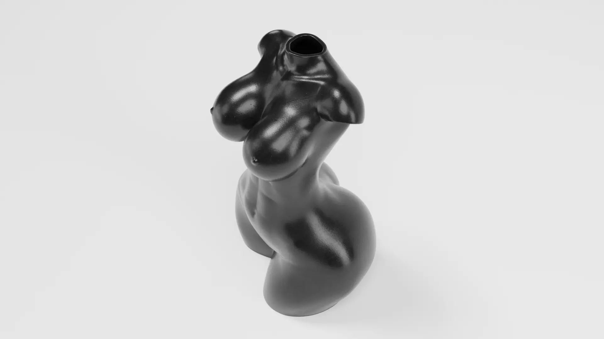 Feminine Body Vase 2 3D print model_4
