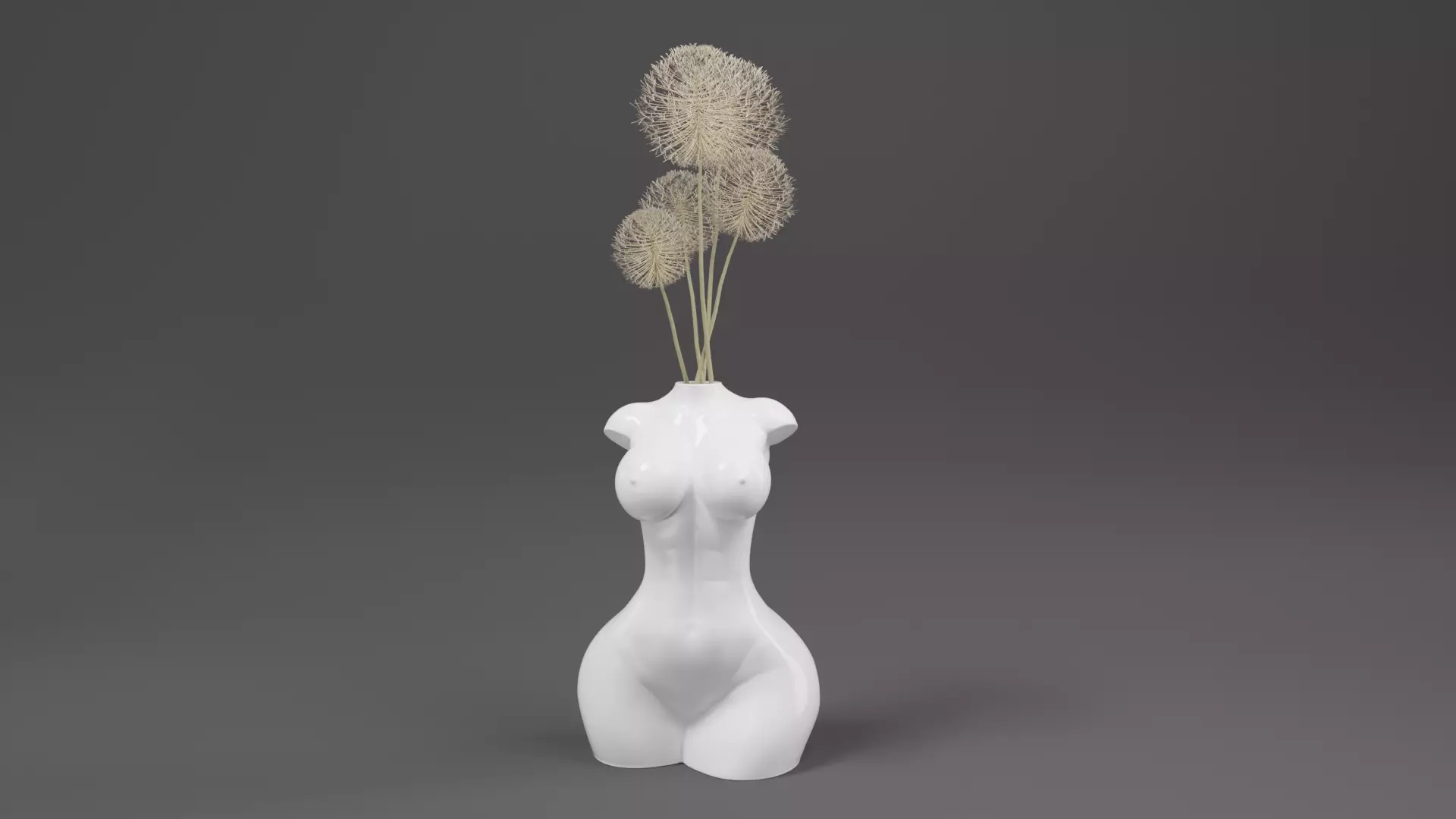 Feminine Body Vase 2 3D print model_1