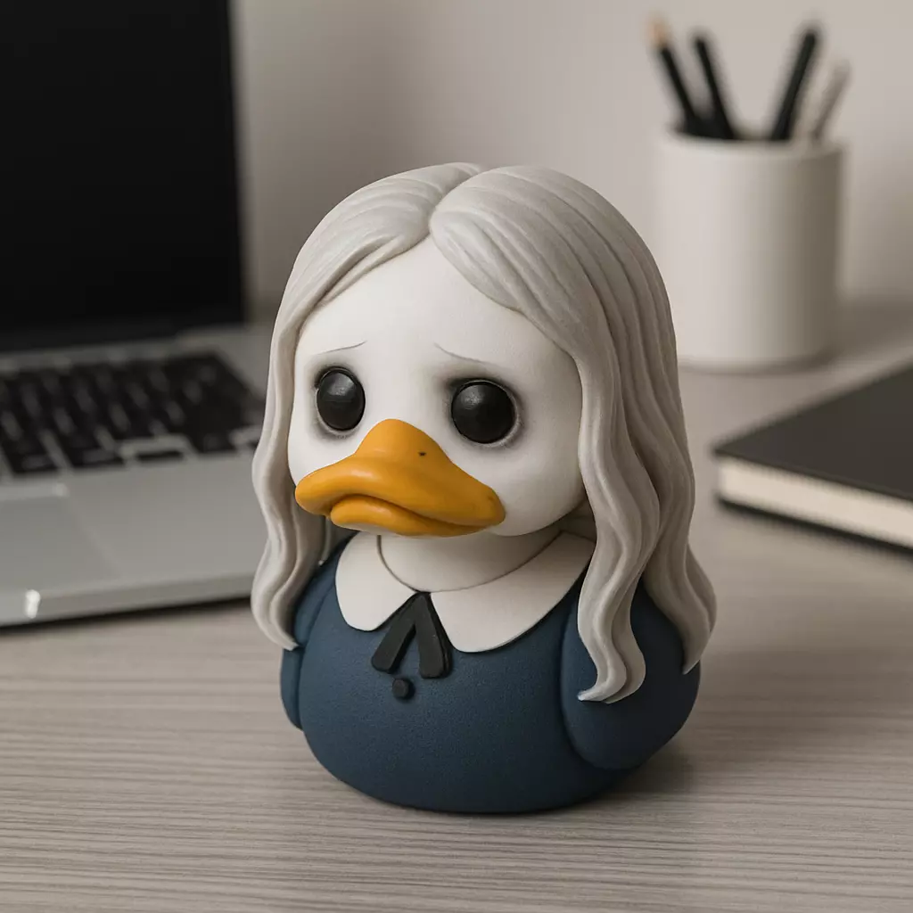 Rubber Duck - Pale girl Horror house - 3D print 3D print model_0