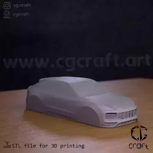  Porsche Cayenne turbo gt simplified decorative model v2