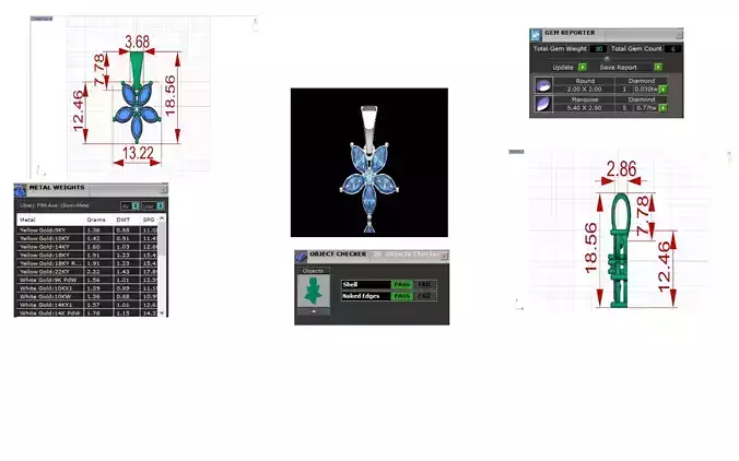 Womens Pendant Model A Symbol of Shine and Modern Design jp0330