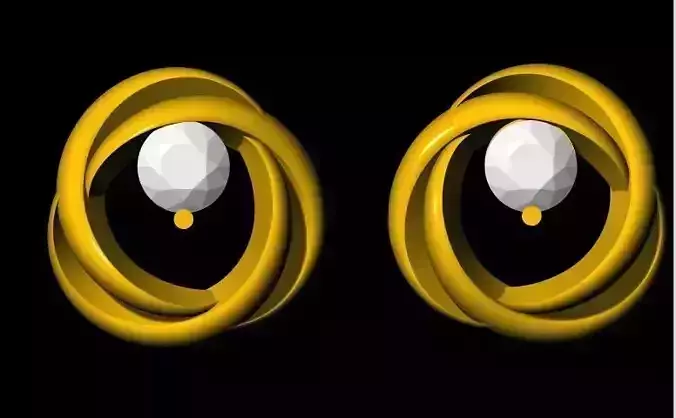  stud earrings 3dm file