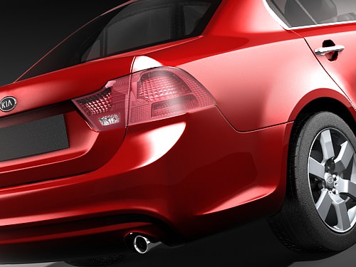 Kia Optima 2009 3D model_3