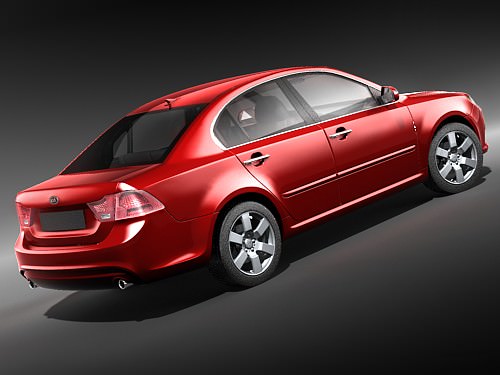 Kia Optima 2009 3D model_4