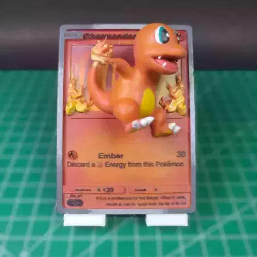 Charmander Pokemon Card 3D