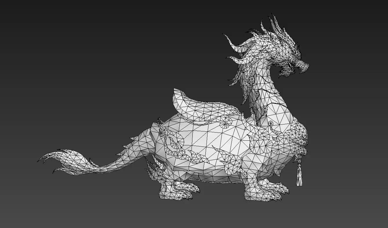 Divine turtle  Xuanwu Low-poly 3D model_20