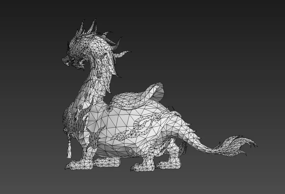 Divine turtle  Xuanwu Low-poly 3D model_21