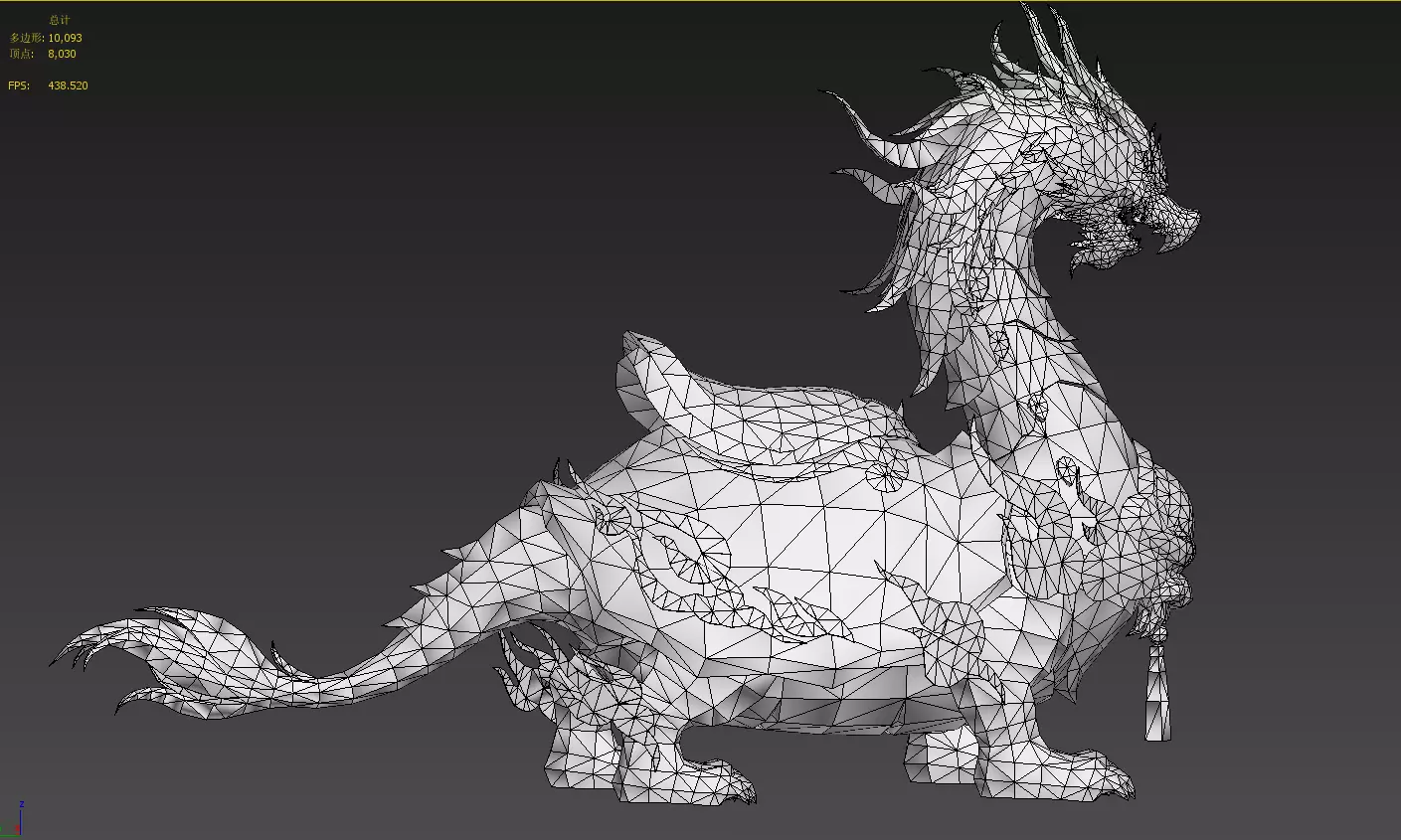 Divine turtle  Xuanwu Low-poly 3D model_24