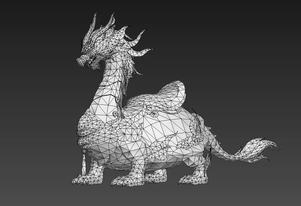 Divine turtle  Xuanwu Low-poly 3D model_18