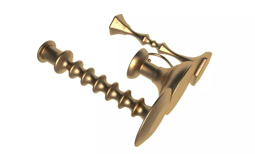 Antique candlestick collection 3D model_9