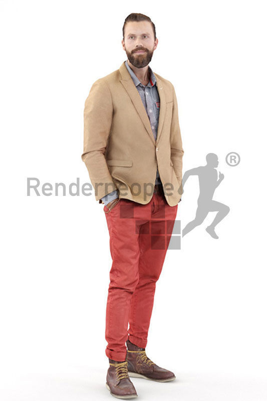 Jacob 0183 Business Man 3D model_1