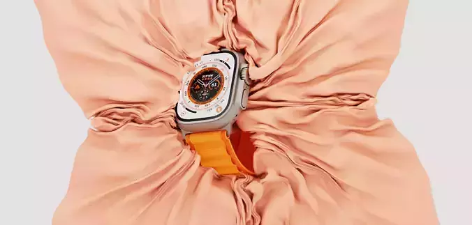 Aplle watch 3D animation in Blender Free 3D model