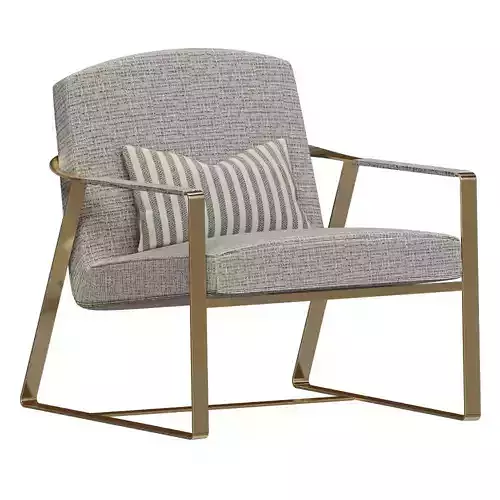 Contemporary Fabric Armchair 