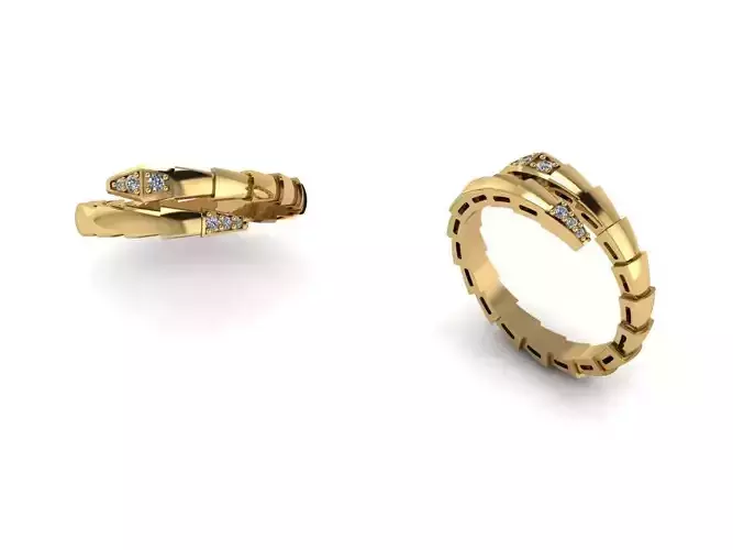 bvlgari ring size 57 3D print model