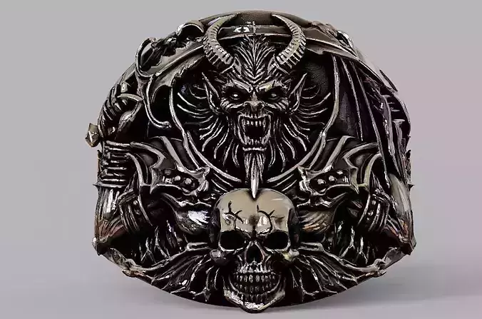  DEMON RING FOR 3D PRINT 