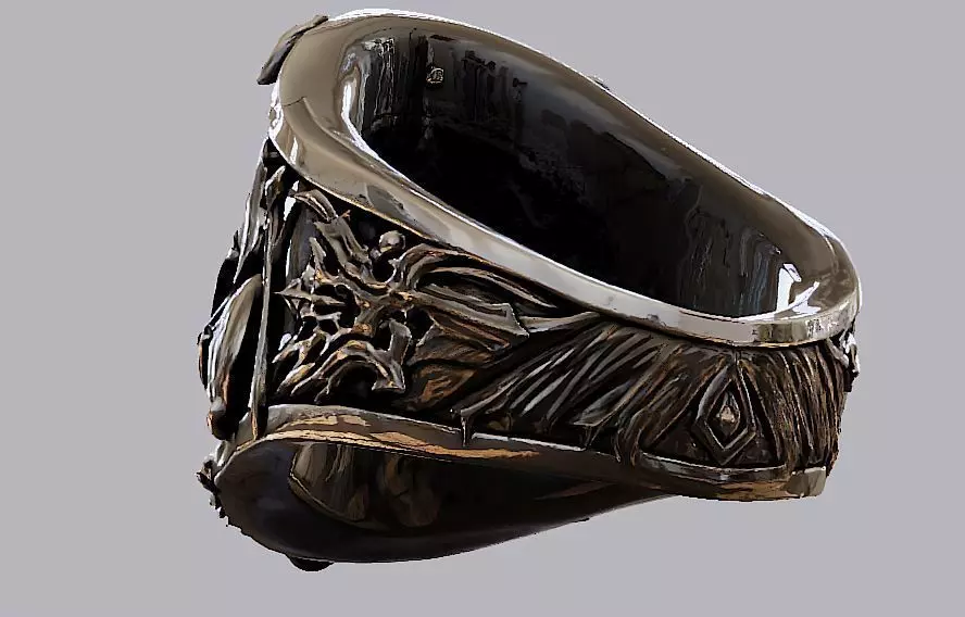  DEMON RING FOR 3D PRINT  3D print model_3