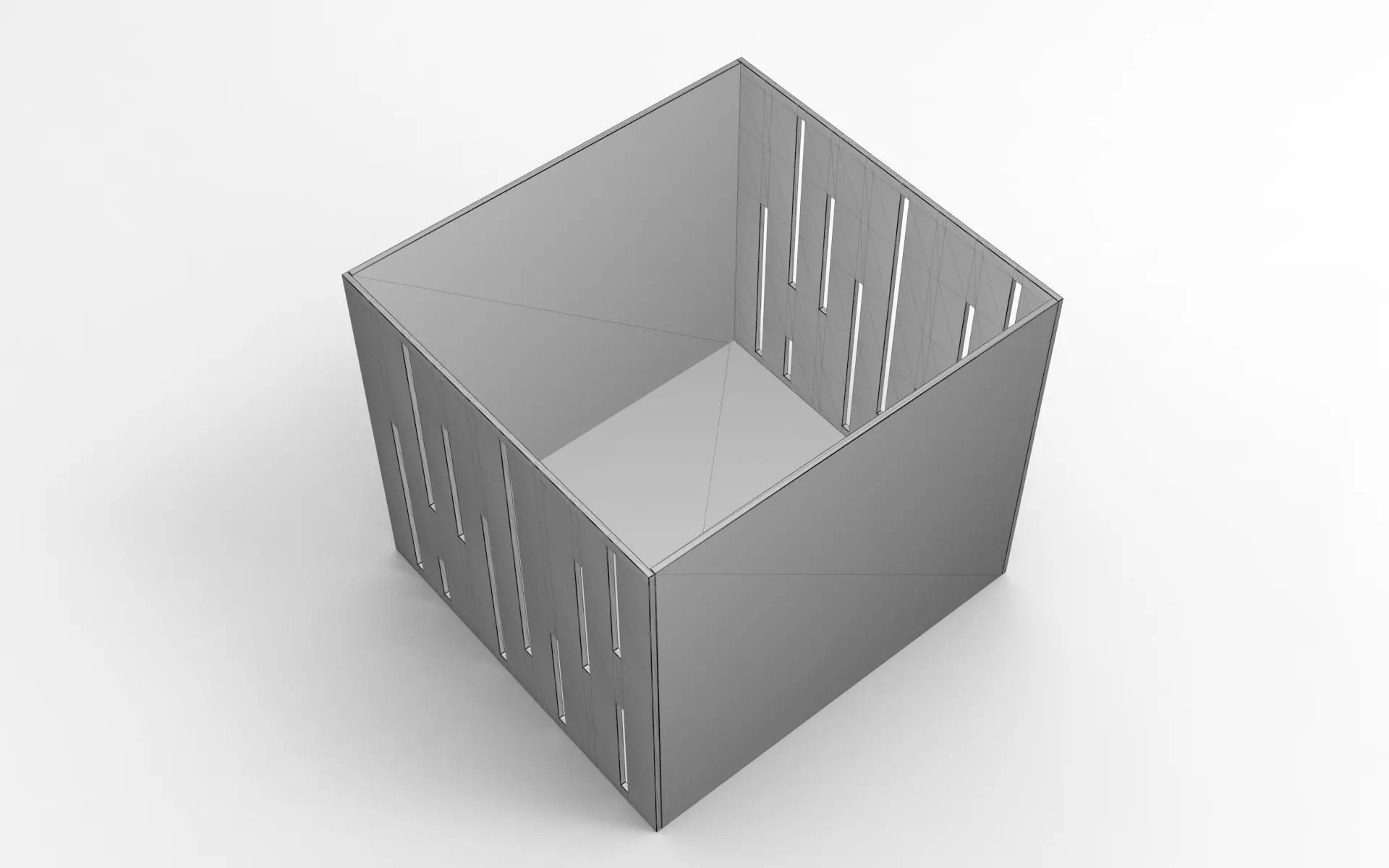Bes Storage Box Low-poly 3D model_6