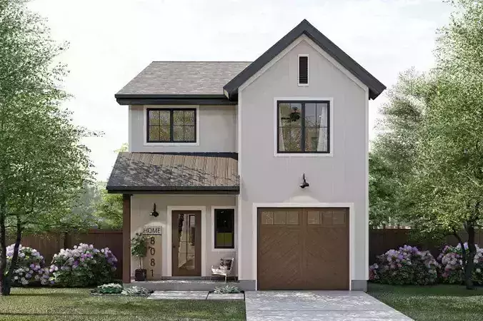 Double Story Modern House 3D Model AutoCAD SketchUp PDF Plans 3D model